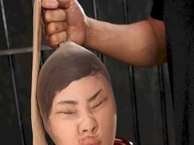 衝撃！こんな美女が！？パンスト変顔で顔面崩壊！？　サンプル画像07